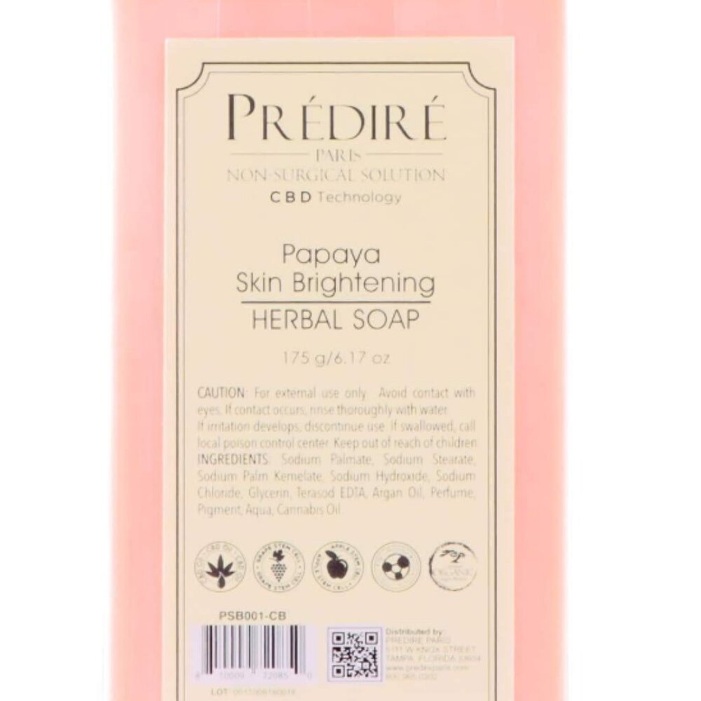 Predire Paris CBD papaya soap